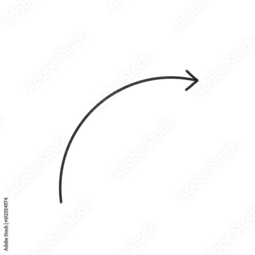 Curve arrow