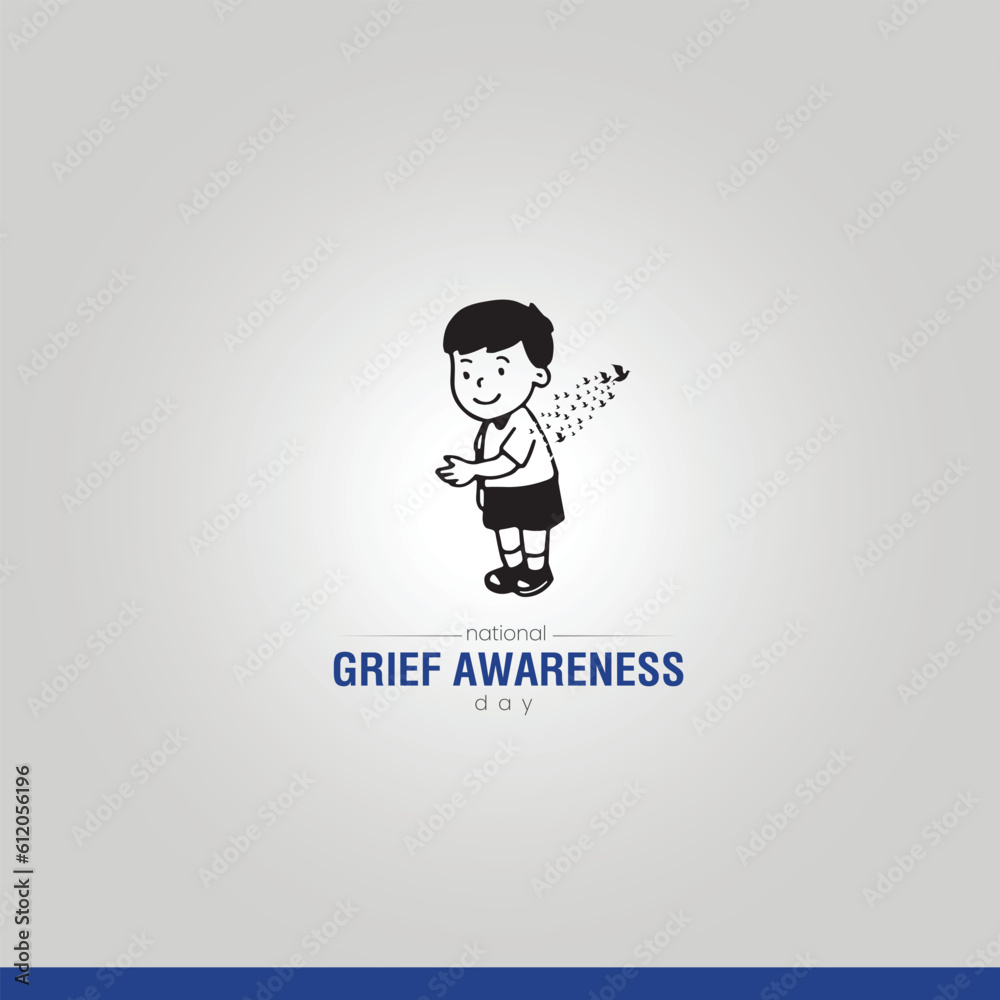 National Grief Awareness Day. grief awareness creative concept. National Grief Awareness Day. grief awareness creative concept.