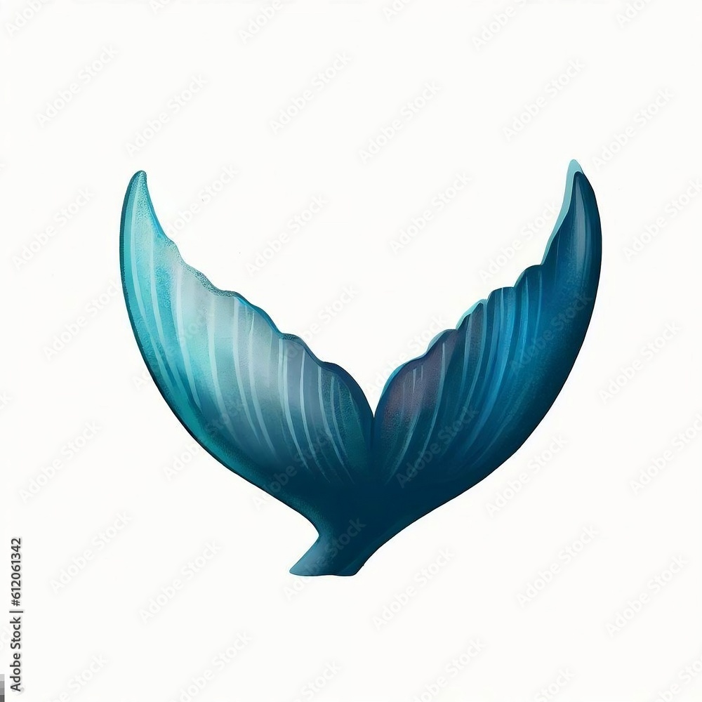Giant Mammal Animal, Blue Humpback Whale Tail Sea Life Symbol Watercolor Graphic Illustration Design Logo Icon Swimming Splashing Out in Ocean Water Waves on Isolated White Background Generative AI Giant Mammal Animal, Blue Humpback Whale Tail Sea Life Symbol Watercolor Graphic Illustration Design Logo Icon Swimming Splashing Out in Ocean Water Waves on Isolated White Background Generative AI