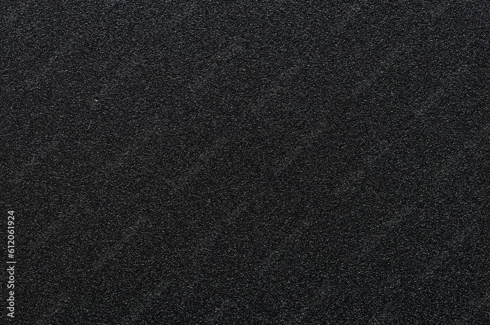 Clean blank matte black metal surface