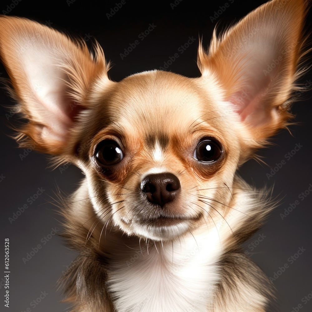 chihuahua puppy portrait