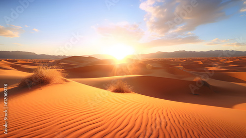 Beautiful desert landscape. Generated AI © dm