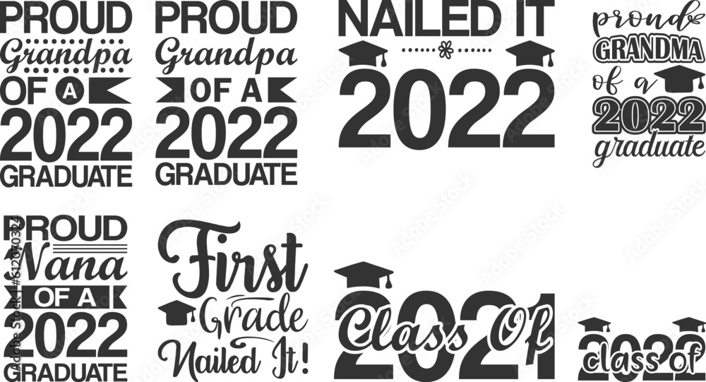 Obraz premium Free Graduation SVG Bundle part 2 