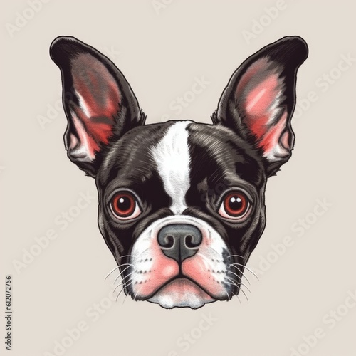 bulldog portrait © Stream Skins