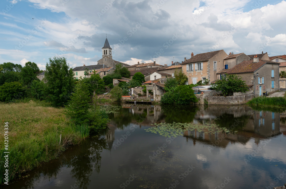 Rivière La Vonne, Sanxay, Vienne, 86, Region Nouvelle Aquitaine, France