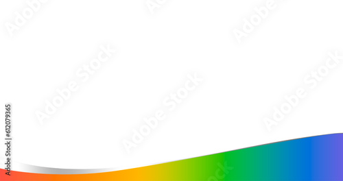 Happy pride month. pride month wave and curve design business banner design. Abstract background Used as background for product, advertise, put thought. Vector illustration