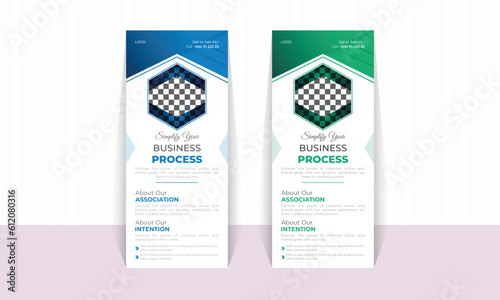 Corporate Roll up banner design template for restaurant, banner, and advertisement vector illustration.menu flayer, business flayer, food promotion ready print a4 size with editable shape
