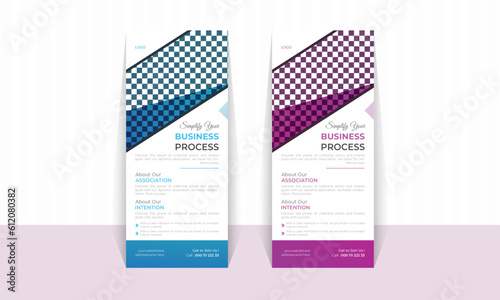 Corporate Roll up banner design template for restaurant, banner, and advertisement vector illustration.menu flayer, business flayer, food promotion ready print a4 size with editable shape
