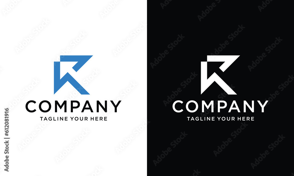 Initial letter R arrow logo or ta logo vector design template Initial letter R arrow logo or ta logo vector design template