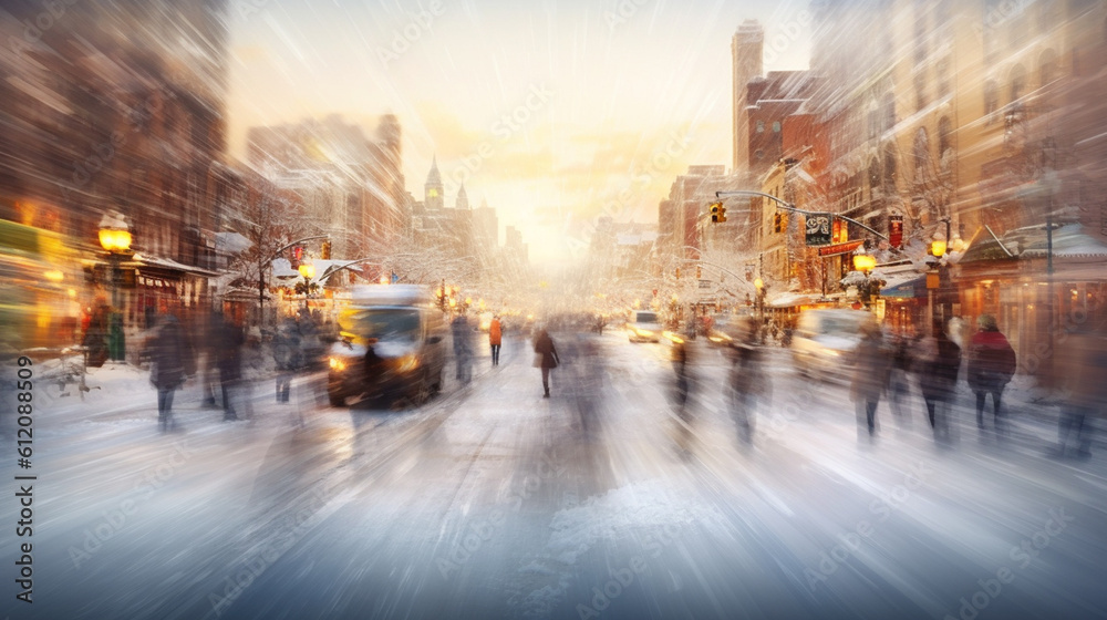 abstract, cityscape, people on the streets of a big city, infrastructure and vehicles, people in motion, motion blur, fictional location abstract, cityscape, people on the streets of a big city, infrastructure and vehicles, people in motion, motion blur, fictional location