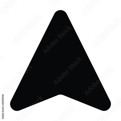GPS arrow icon, GPS vector, arrow illustration