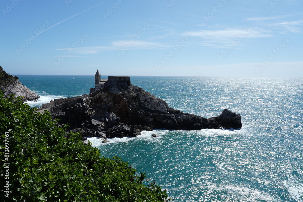 A view of the town of Porto Venere in Italy