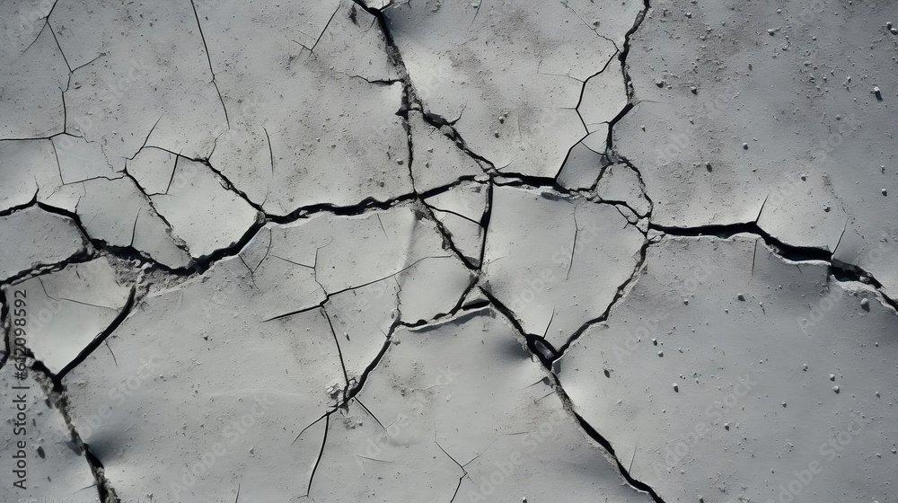 Obraz premium cracked concrete wall