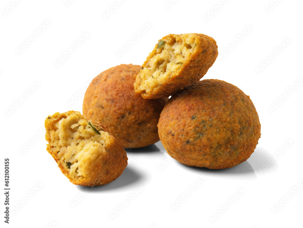 Falafel balls isolated on transparent or white background, png Falafel balls isolated on transparent or white background, png