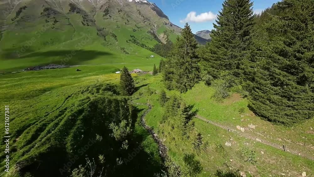 Le long de la route de la soif, dans les Aravis, Savoie/Haute-Savoie, France 07/19