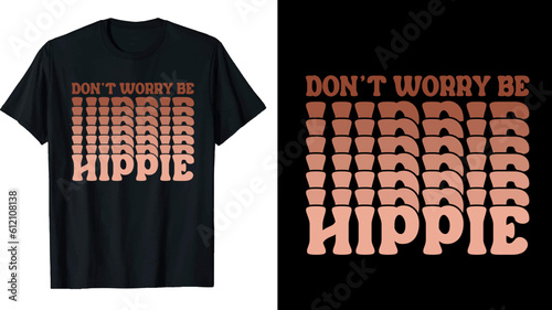 Stay groovy hippie, lettering quotes, comic font type dope style, freaky trippy funky text. Underground sixties retro-inspired psychedelics typographic art print. Perfect for a T-shirt