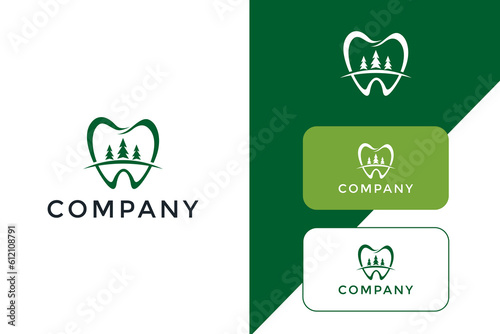 tooth and fir tree logo
