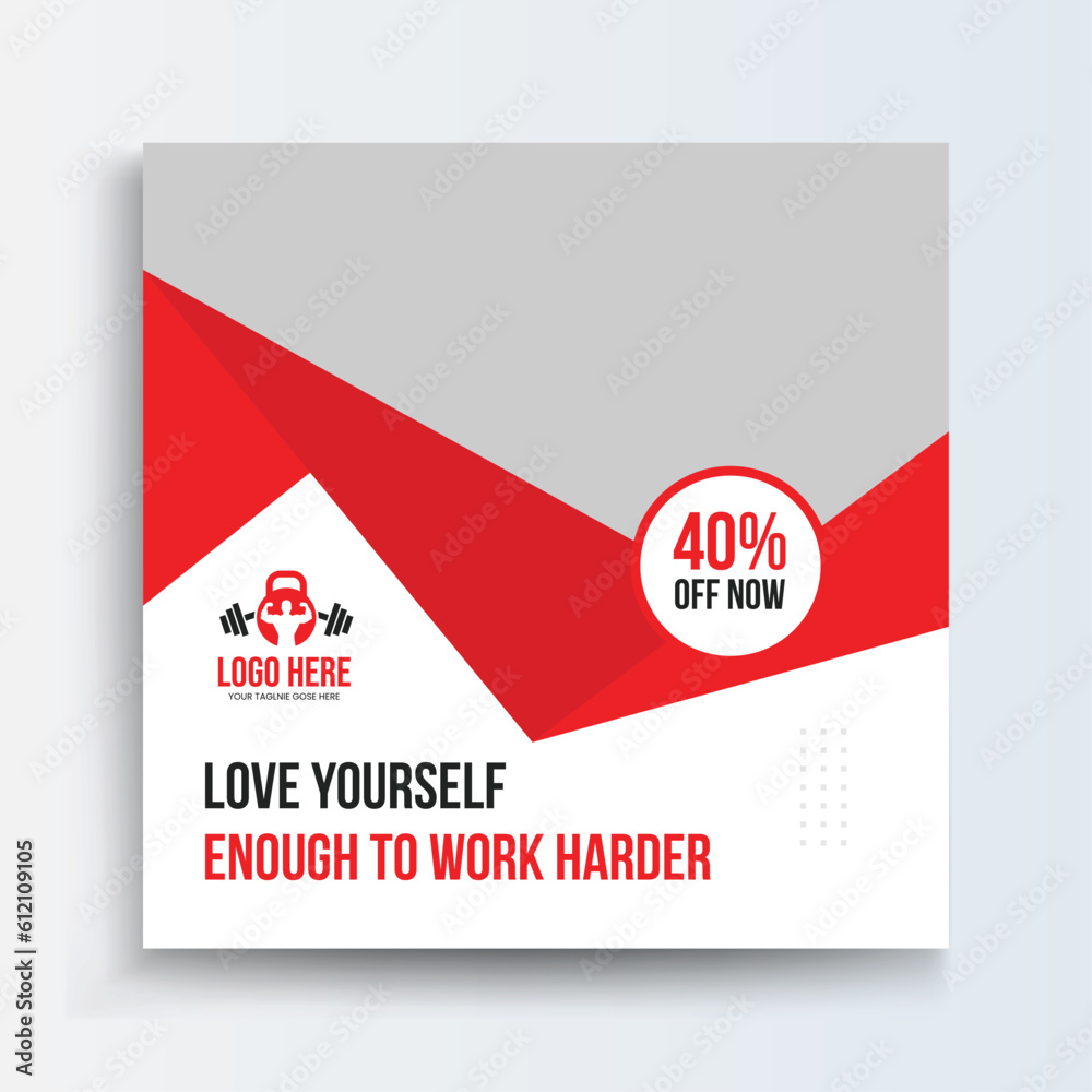 Fitness gym social media post banner template, Sport Gym and Fitness Promotion Post and Story Social Media Template, Fitness gym social media post banner template, Sport Gym and Fitness Promotion Post and Story Social Media Template,