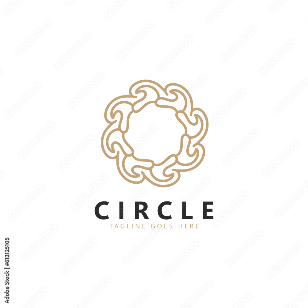 Circle logo template. Circular pattern in form of mandala oriental pattern islam arabic indian turkish pakistan chinese Circle logo template. Circular pattern in form of mandala oriental pattern islam arabic indian turkish pakistan chinese