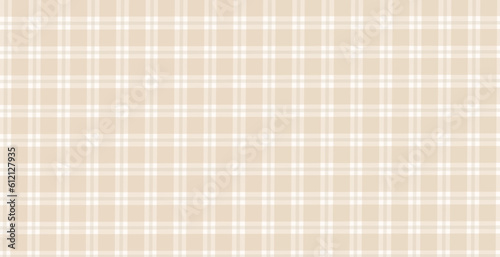 Beige plaid background vector illustration.