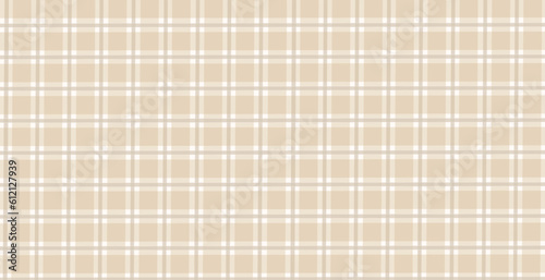 Beige plaid background vector illustration.