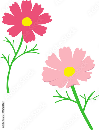 a flower-shaped illustration
