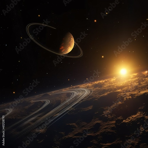 Planet in space © Josh