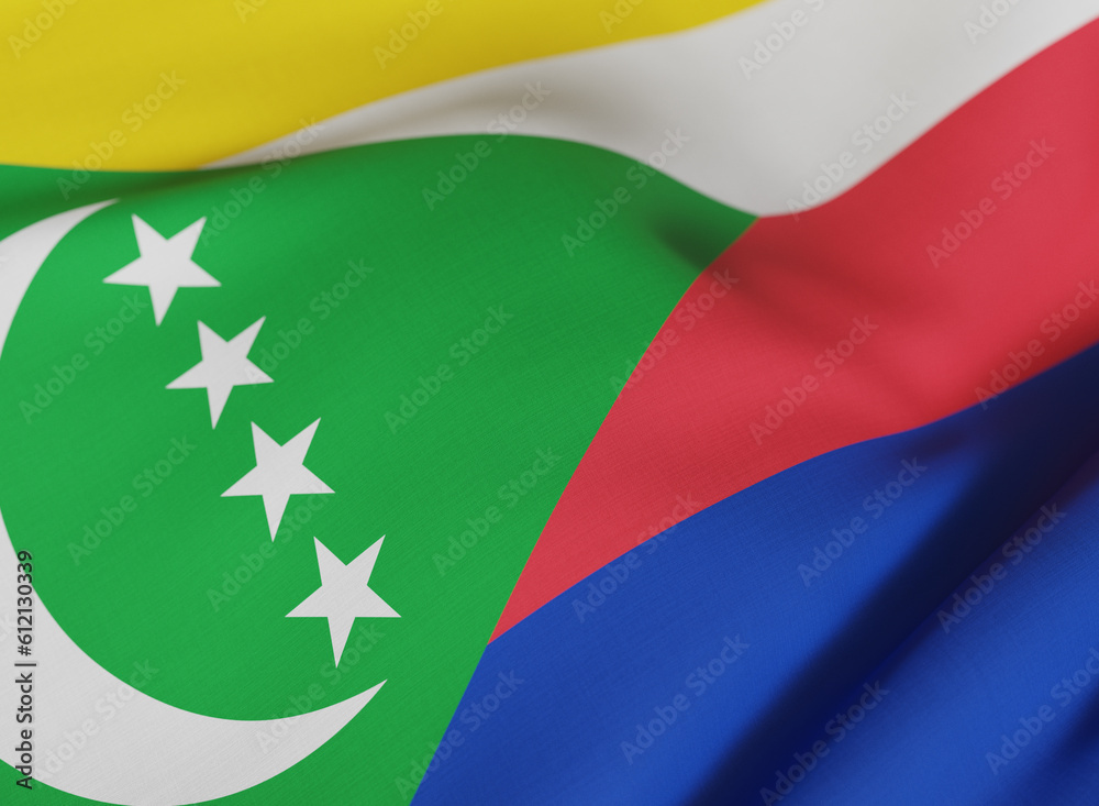 Flag of the Comoros (Comoras)