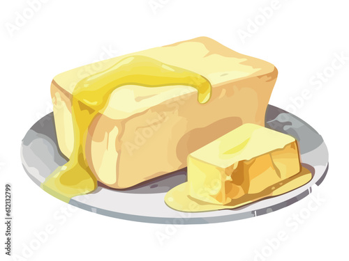 Gourmet butter plate fresh