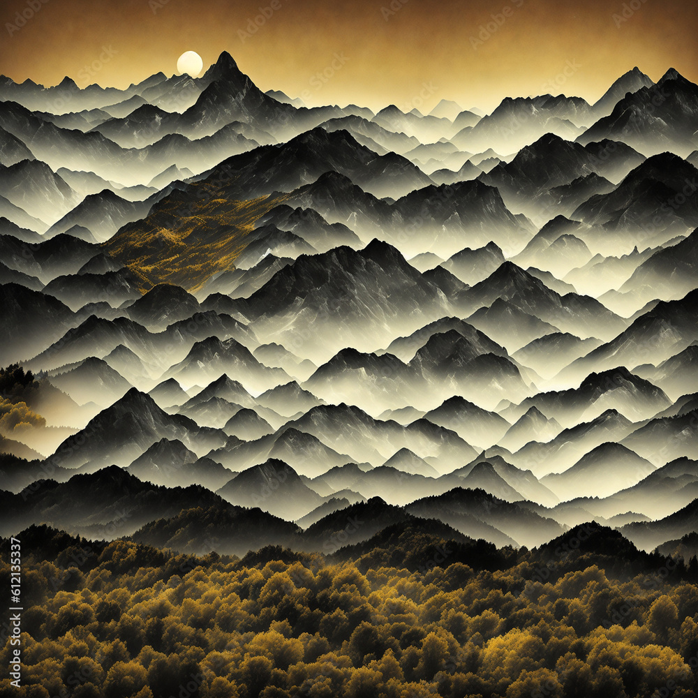 Majestic Mountains by the Lake: An Impressive Landscape of Natural Beauty Majestic Mountains by the Lake: An Impressive Landscape of Natural Beauty