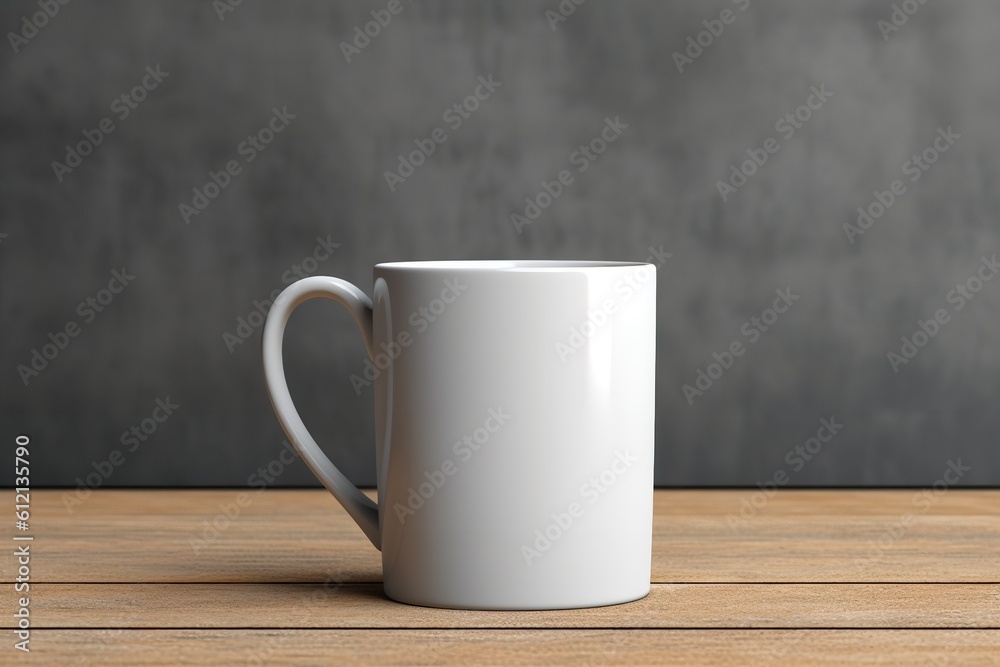 mockup of a white blank mug mockup of a white blank mug