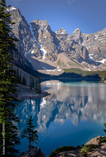 Moraine lake in Banff national park