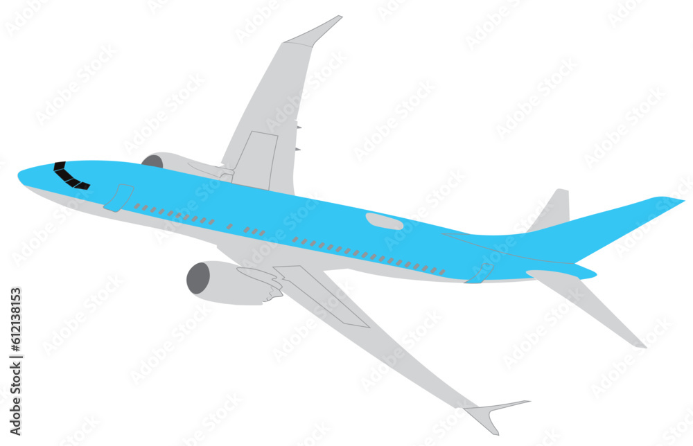 airplane vector . Isolated on white background aircraft