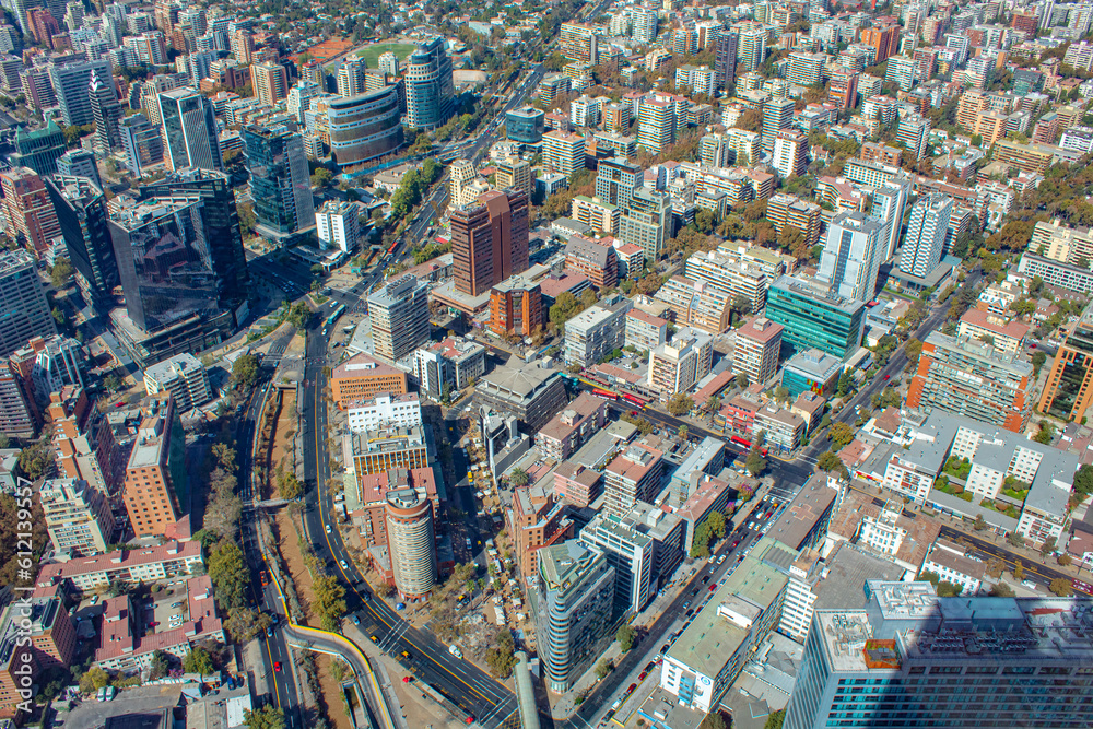 ruas de Santiago do Chile cordilheira dos andes ruas de Santiago do Chile cordilheira dos andes