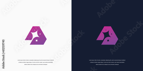 star logo letter A