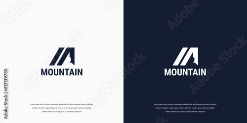 mountain logo letter M