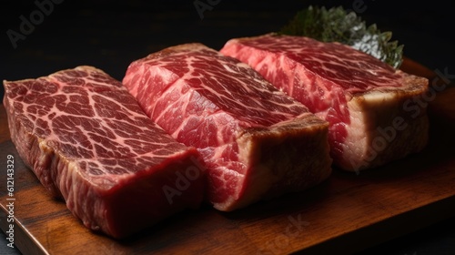 Delicious Japanese Kobe beef