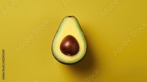 avocado on a wooden background