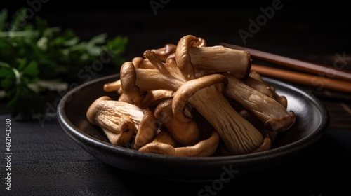 dried mushrooms in a bowl