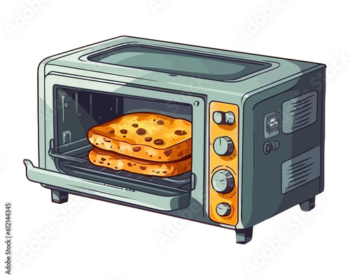 Freshly baked bread from the oven, delicious