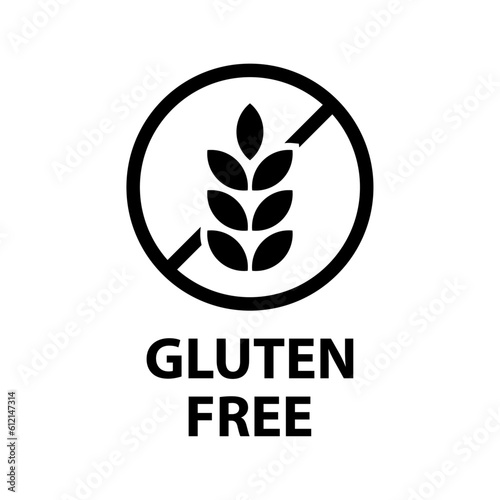 Gluten free label icon