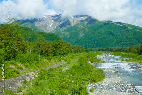 美しい北アルプスの風景