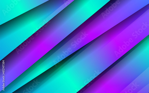 Abstract overlap layer papercut gradient background vector