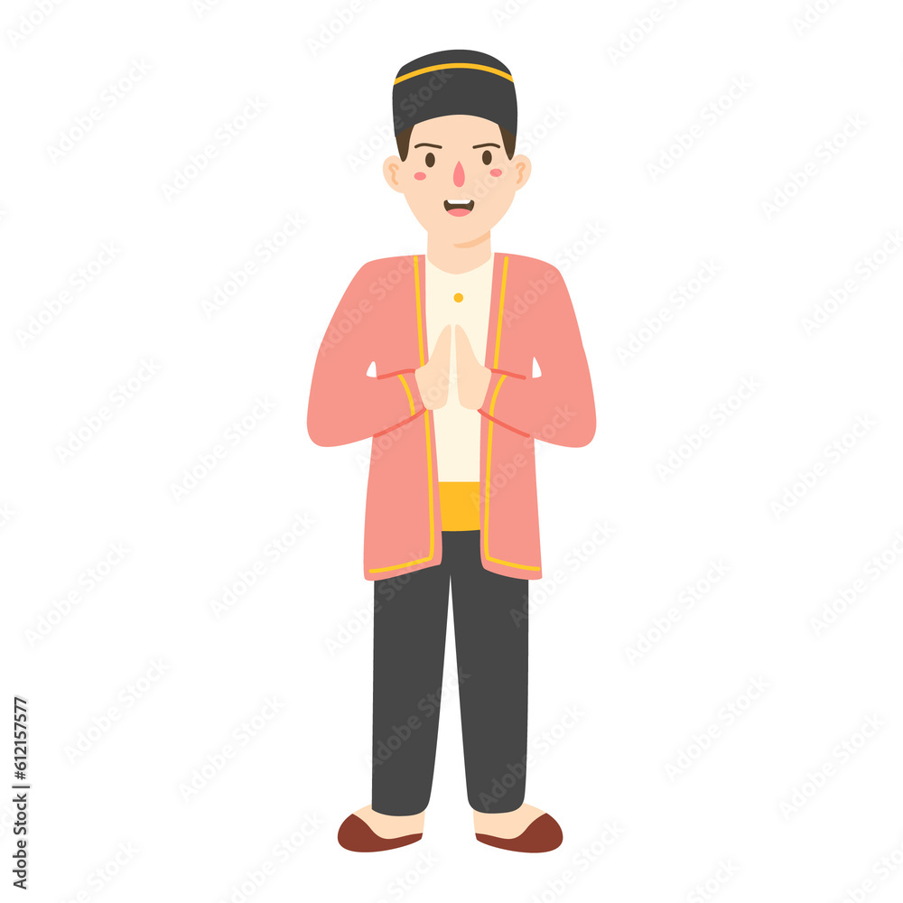man wearing maluku traditional dress man wearing maluku traditional dress