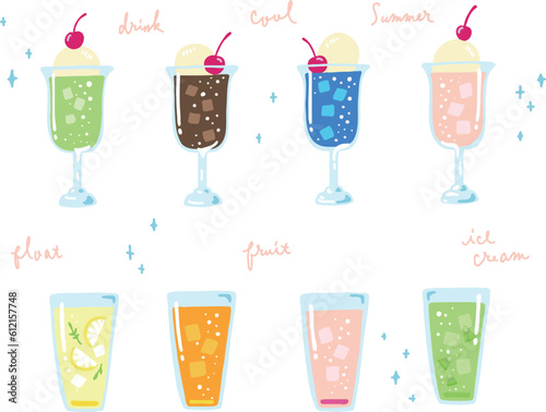 夏のドリンクセット