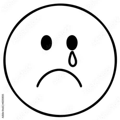 cry.black line