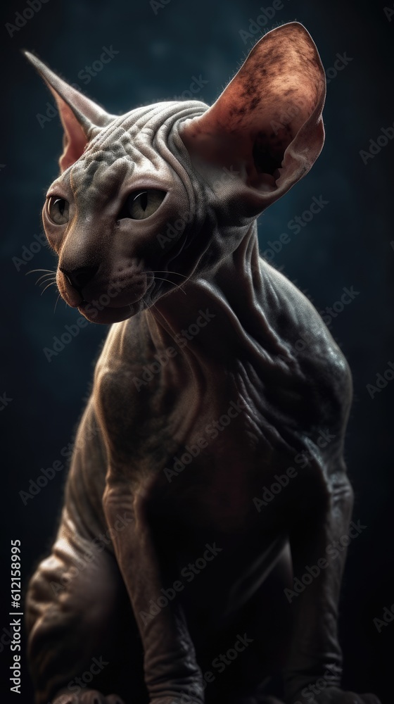 Sphynx Cat cinematic background Sphynx Cat cinematic background