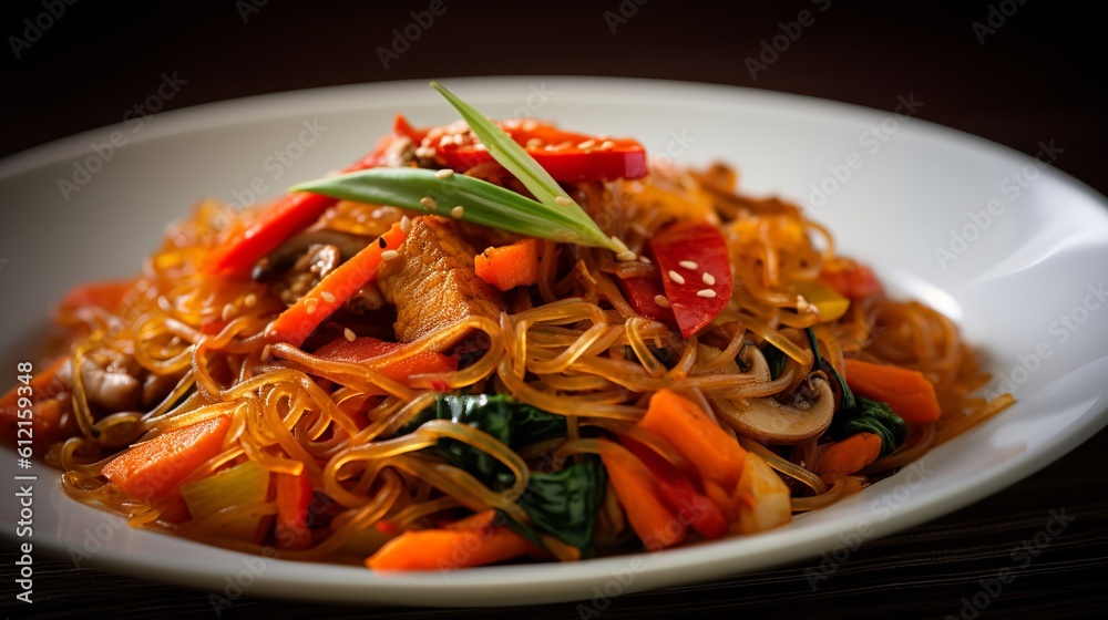 Kimchi Japchae: Tangy and Flavorful Noodles Kimchi Japchae: Tangy and Flavorful Noodles