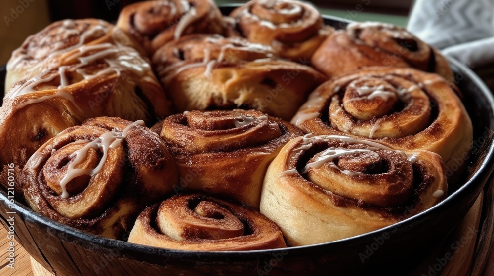 sweet bun with cinnamon sweet bun with cinnamon