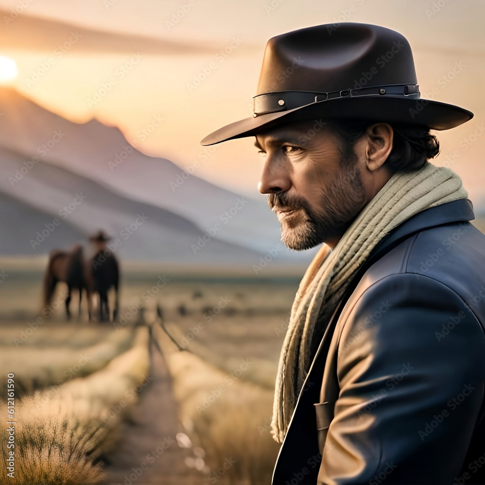 cowboy in the desert cowboy in the desert